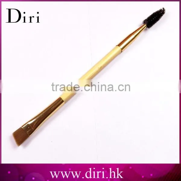 Professional Single Cosmetic Lash Brush Double Head Makeup Angled Eyebrow Brush photo-5