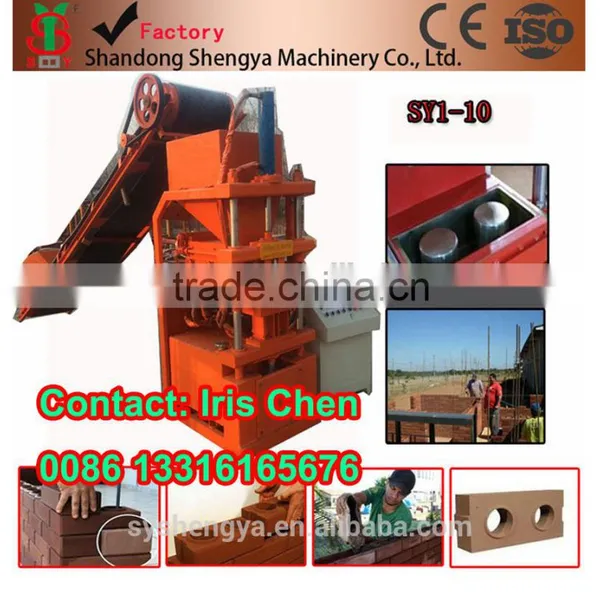 Good Capacity SY1-10/2-10 Hydraulic Automatic Interlocking Brick Forming Machine Production Line photo-3