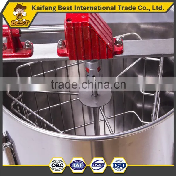 New Style Stainless Steel Manual 3 Frame Honey Extractor Hot Sale photo-2
