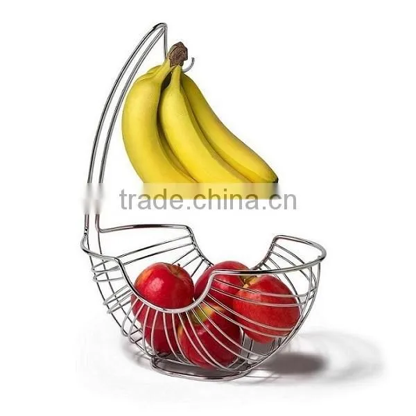Metal Wire Fruit Basket With Stand photo-2