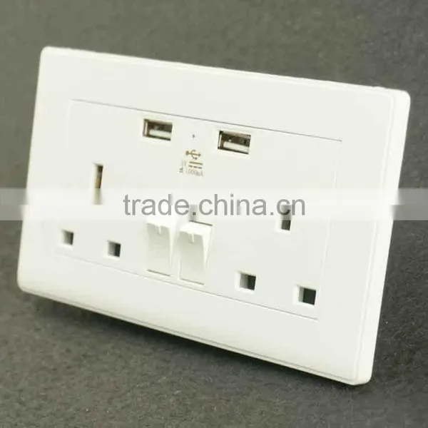 Latest Style Electric Usb Power Wall Switched Socket photo-5