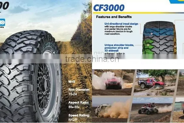 Brands Comforser Mud Tire 33/12.5-15 Mud Terrain Tire photo-6
