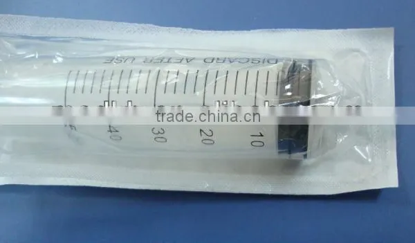 50ml/60 Luer Slip or Luer Slip Disposable Syringe 3-parts Syringe photo-3
