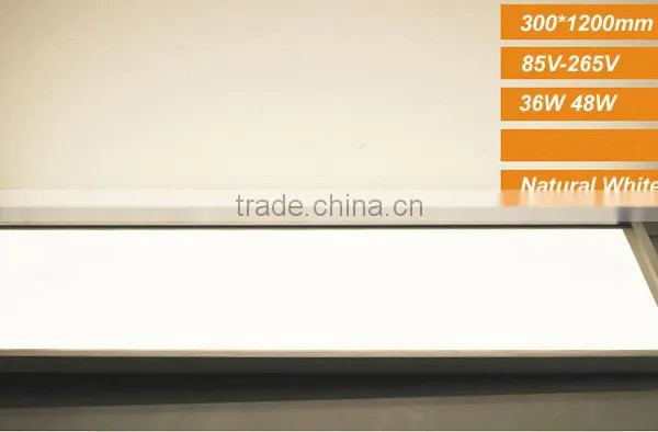 8mm Led Pannel Light Ultra Thin Square Led Panel Light 300x1200 36W 48W 72W IP44 IP65 AC 85V 265V photo-4