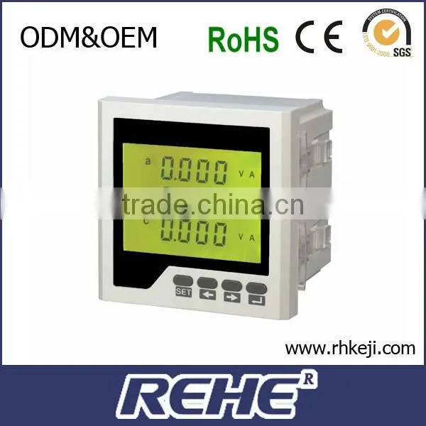 Digital Ammeter and Voltmeter Combination Meter 96*96