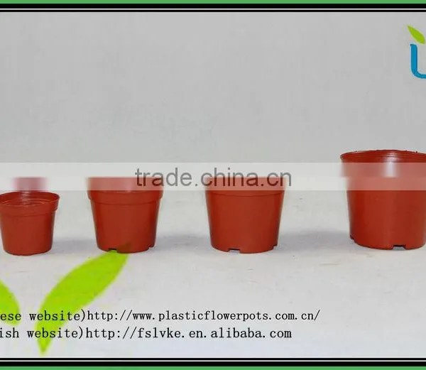 Lovely Mini Plastic Flower Pots for Seed Nursery Planter