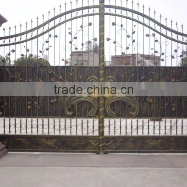 Bisini Luxury Sliding Design Gate, Sliding House Main Gate Design, New Sliding Design Big Iron Gate photo-3