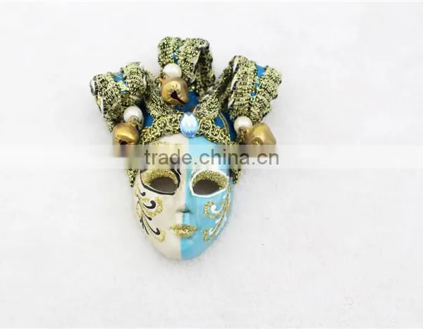 3D Golden Mask FRIDGE MAGNET Venetian Mask Magnet photo-2