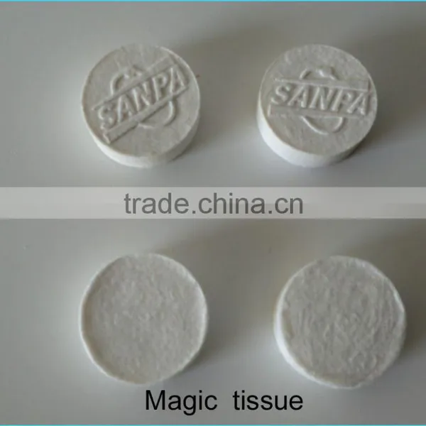 Cheap Tube Packing Magic Hand Face Tissue Towel photo-4