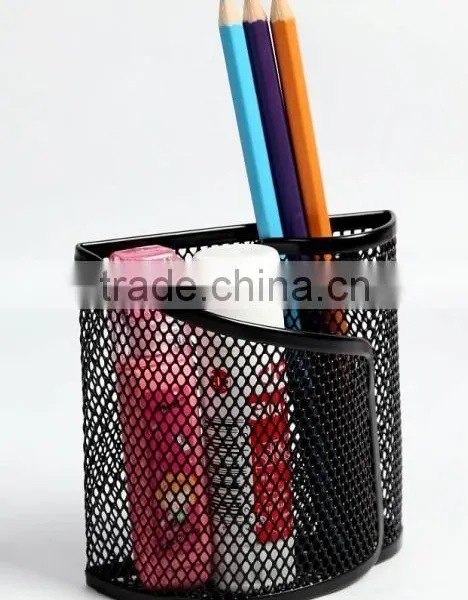 Office Stationery Accessories Metal Mesh Wall Hanging Magnetic Pen Holder/Pen Cup photo-2