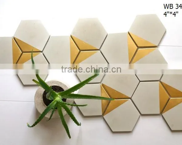 Handmade Cement Mosaic-tile Concrete Hexagon Wall Floor Tile