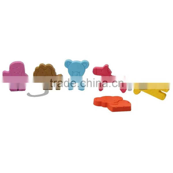 Cartoon Pattern 6 PK Zoo Soap Crayon photo-3