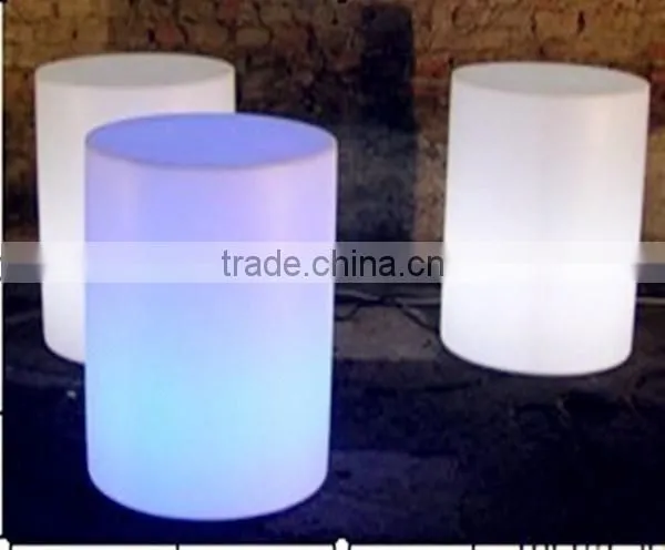 LED Modern Cheap Seating Plastic Stool, Led Bathroom Plastic Stool photo-2