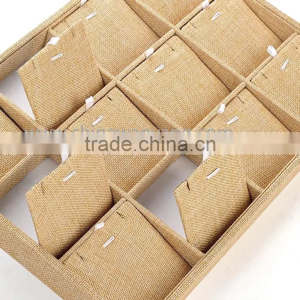 Linen Jewelry Display Neck Stands Jewelry Display Tray photo-5