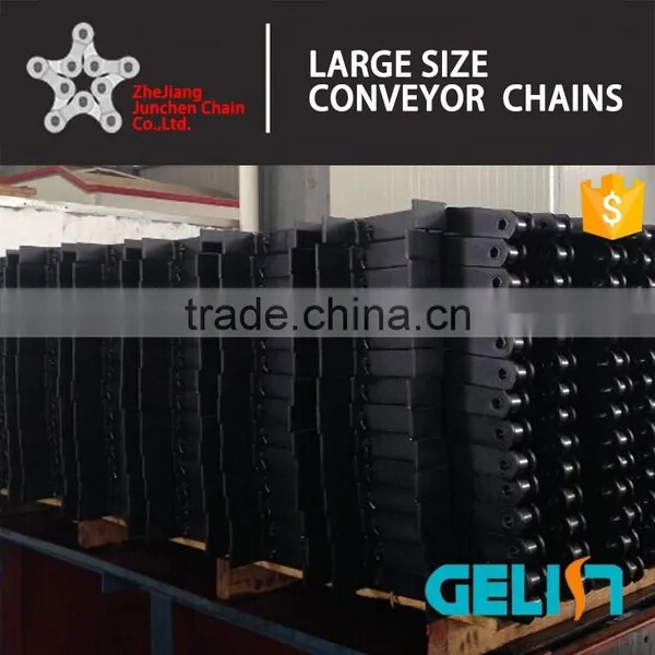 FU800 Industry Cement Large Buried Scraper Conveyor Chain With Attachment photo-5