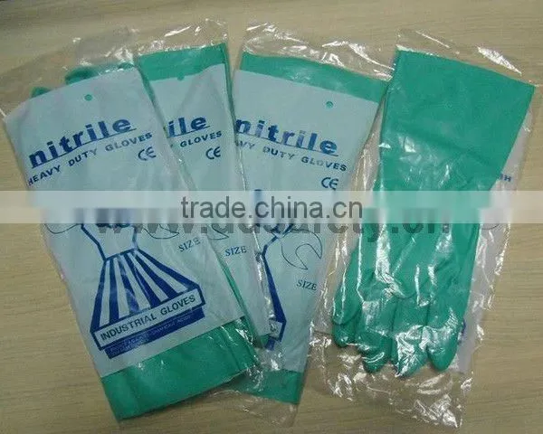 DDSAFETY Hot Sale Nitrile Gloves Green Nitrile Industry Gloves Magnetic Glove photo-3