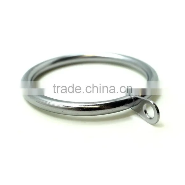 DYI Metal Curtain Rod Ring Fixed Eyelet Chrome Plated ID43mm/OD52mm photo-3