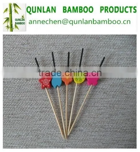 Eco Friendly Many Types Fruit Bamboo Cocktail Sticks photo-2