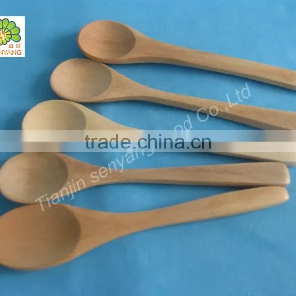 Disposable Wood Spoon Soup Spoon photo-6