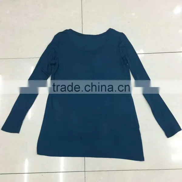 Ladies Stocklots Long Sleeve Blank T-shirt photo-4