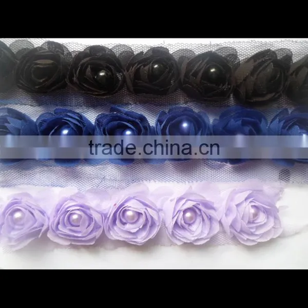 Beautiful Wholesale Chiffon Flower, Rosettes Flowers, Shabby Chiffon Flower for Headwear/Garment/Dress/Wedding /decoration photo-5
