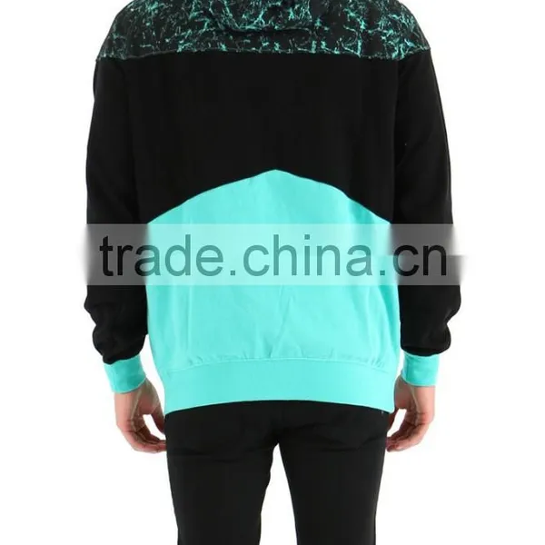 100% Cotton Pocket Sport Custom Men Hoodie Two Tone Hoodies photo-3