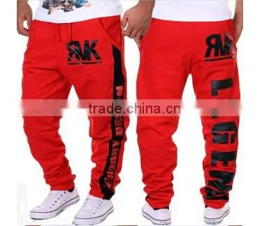 Men Active Trousers Sporting Pants Male Track Skinny Leg Soccers Mens Joggers