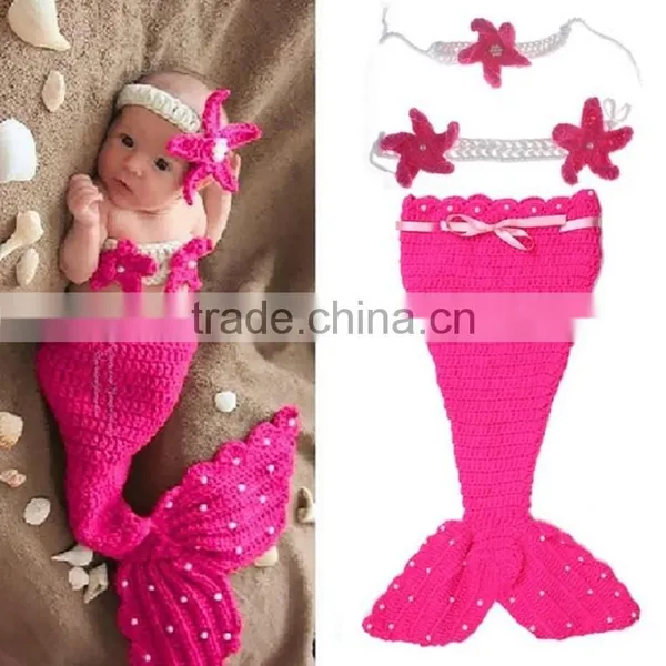 Newborn Costume Baby Hat Short Set Handmade Knit Crochet Photography Props 2 Pcs Outfits photo-5