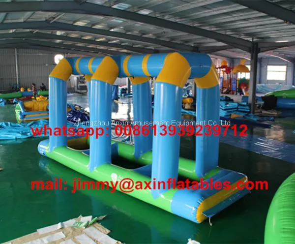New Type 0.9MM PVC Material Giant Commercial Adult Lake Amusement Water Park Inflatable Sea Floating Aqua Park For Sale photo-2