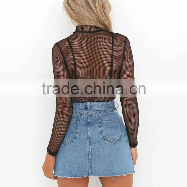 B33760A Autumn New Arrival Floral Embroidery Hot Women Denim Skirt photo-4
