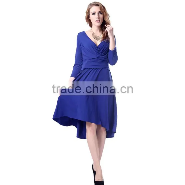 Attractive Fashion Royal Blue Wholesale Casual Dresses photo-2