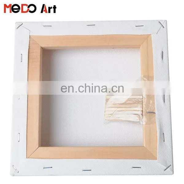 100% Cotton Blank Stretched Canvas photo-4