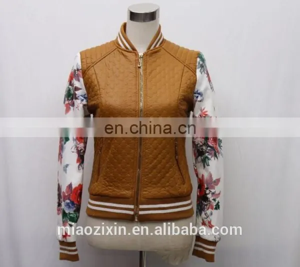 New design latest winter designs ladies PU leather women jacket coat