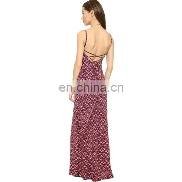 Back Cut Out Sexy Ladies Backless Maxi Dress Pakistani Maxi Dress photo-3