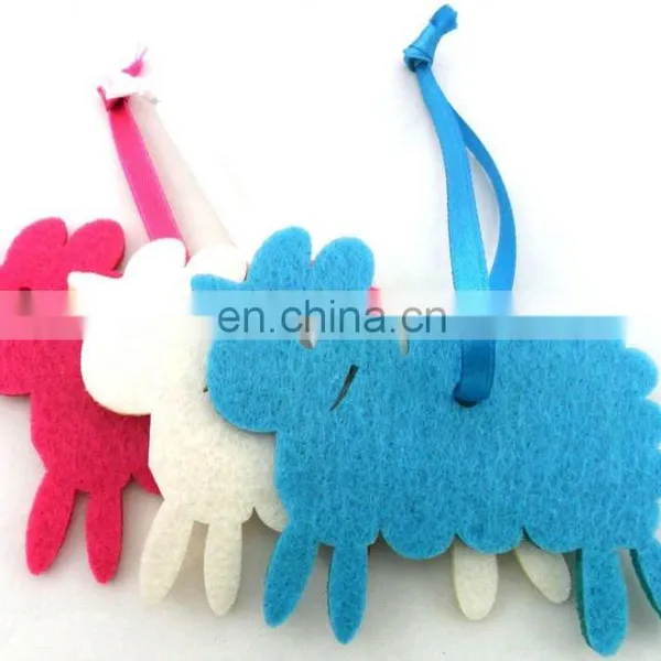 Custom Colorful Xmas Christmas Tree Felt Decoration Hanger photo-3