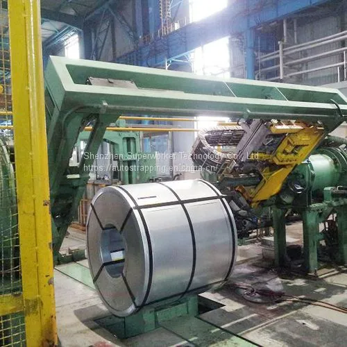 TIG Welding Strapping Joint Fully Automatic Cold Rolled Coil Steel Bundling Machine