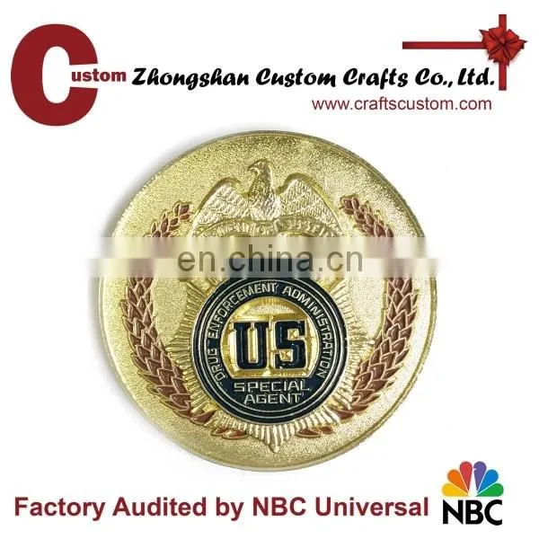 US Air Force One Custom Metal Military Coin With Palting Gold and Enamel photo-6