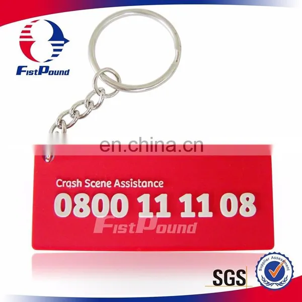 Personalized House Shaped PVC Key Chain photo-3