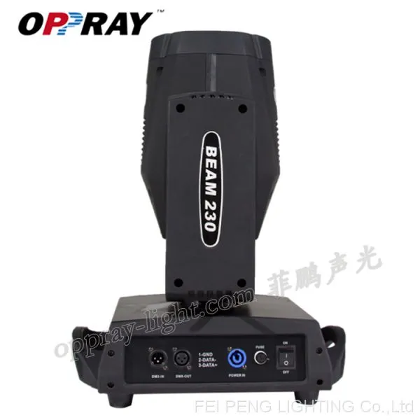 OPPRAY 230W 7R Sharpy Beam Moving Head Light With Dual Gobo Dual Prism DMX 512 DJ Requitment photo-4