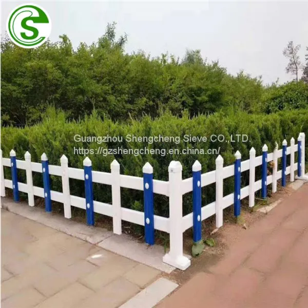 Garden Plastic Picket Fence Fadeless White Vinyl Picket Fence