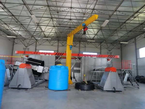4 Arms Shuttle Rotomolding Machine photo-4