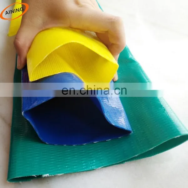 China Factory Blue 0.2Mpa PVC Lay Flat Irrigation Hose photo-3