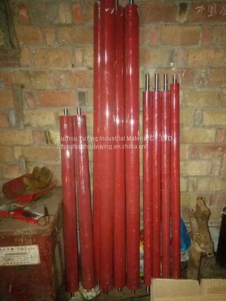 Soft Vulcanized Rubber Roller for Glass Making Machine photo-2