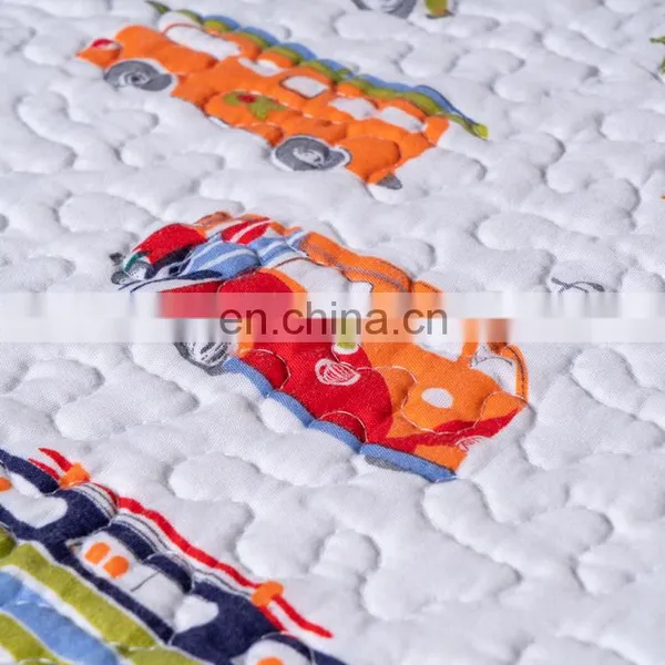 Reversible Kids Quilt Set King Size Lightweight Bedspread Printed Bed Cover All Season Coverlet Bed Set photo-6