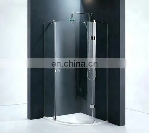 8MM 10MM 12MM 15MM 19MM Tempered Curved Glass Shower Door photo-4