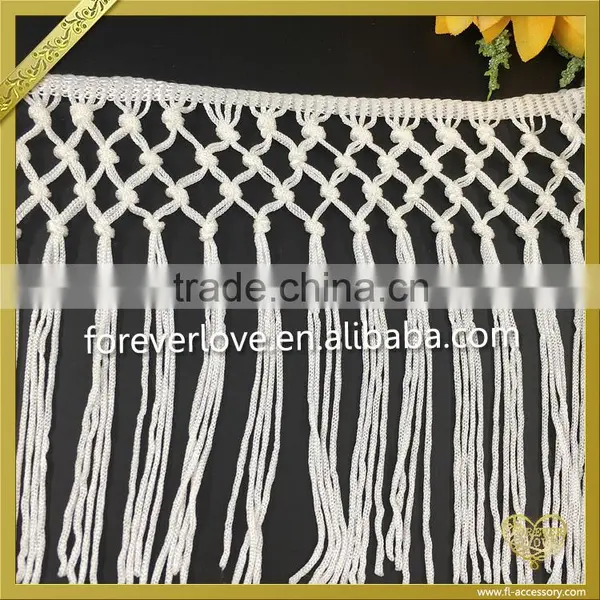 2016 Hot Style Handmade Long Polyester Silk White FT-008 photo-3