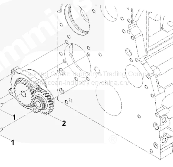 6CT/6CT8.3/6D114/R305-7/R335-7/PC360-7 Lubricating Oil Pump,engine Oil Pump Apply to Trucks and Excavator(3415365) photo-5