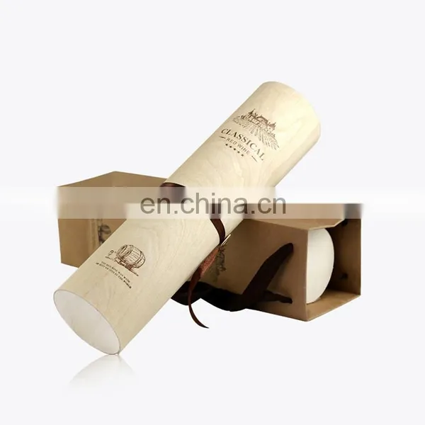 Craft Birch Bark Wine Box Packaging Unfinished Wood Gift Boxes photo-4