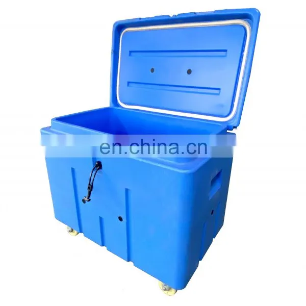 Dry Ice Cooling Container Cooler Box With Wheels Vaccine Carrier Cold Chain for Air Transport Box photo-2