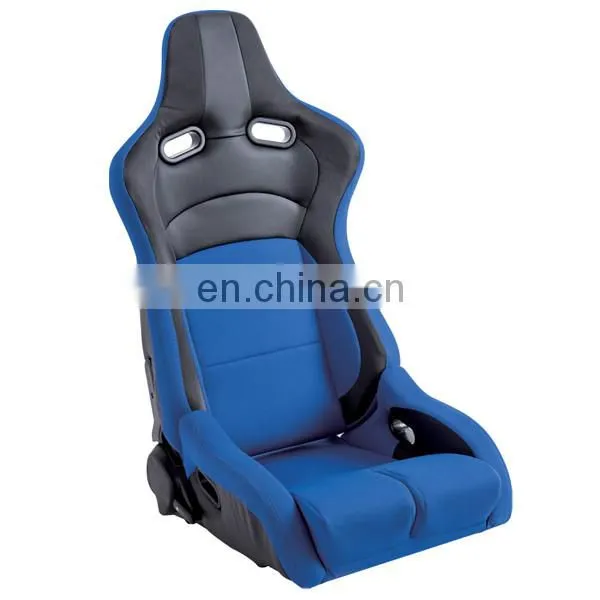 PVC Carbon Look JBR 1061 Black Grey Color Sport Racing Seat photo-3